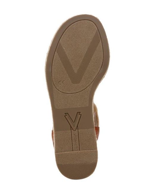 Vionic Brown Calera Espadrille Wedge Sandal