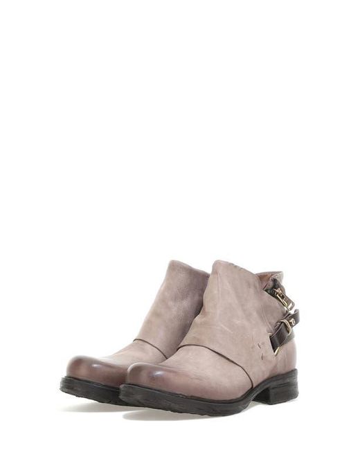 A.s.98 Pink Steve Studded Bootie