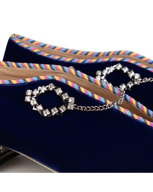 AIMÉE ANN LOU Blue Iris Slip-On Oxford