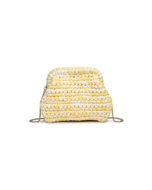 Moda Luxe Metallic Raya Clutch