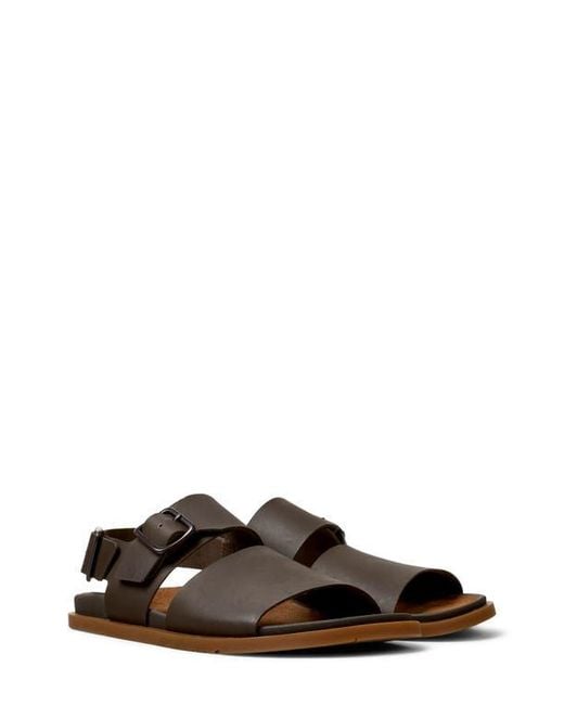 Camper Brown Lluc Two Strap Sandal for men