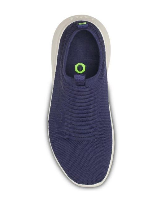 OOFOS Blue Oomy Zen Slip-On Sneaker for men