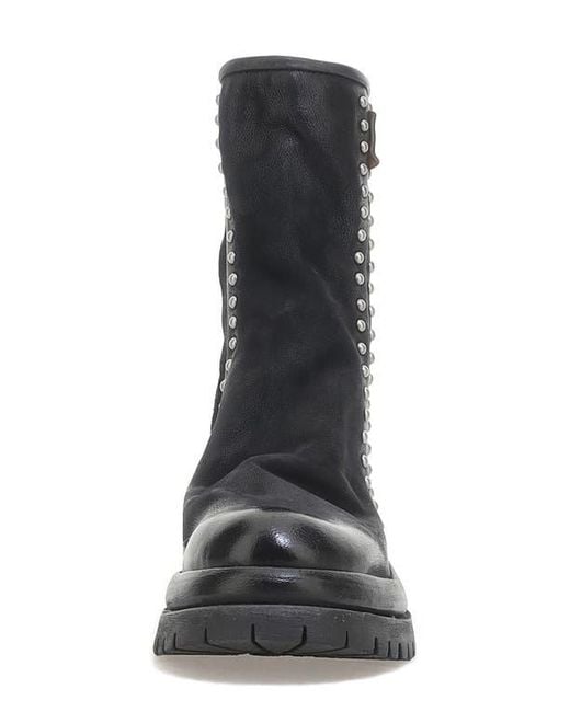 A.s.98 Black Duke Stud Trim Boot