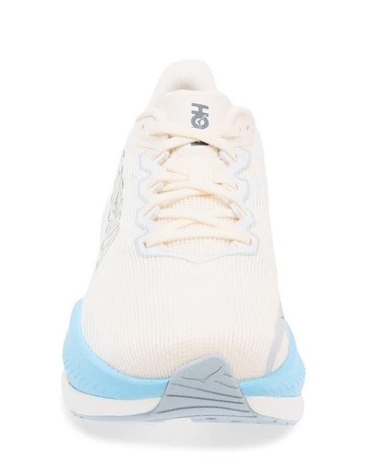 Hoka One One White Mach X 3 Running Shoe