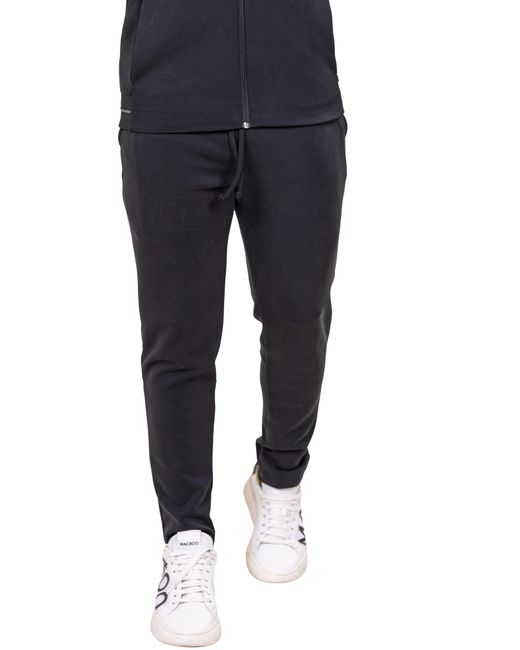 Maceoo Blue Marthyr Drawstring Joggers for men