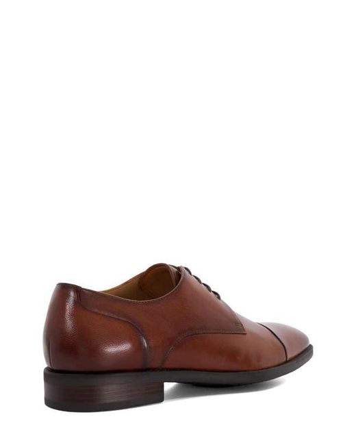 Dune Brown Suffix Flexi Plain Toe Oxford for men