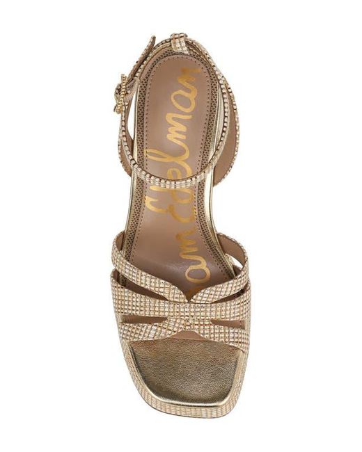 Sam Edelman Natural Reese Platform Wedge Sandal