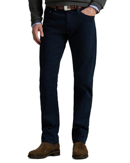 Polo Ralph Lauren Blue Sullivan Slim Fit Cotton Stretch Twill 5-Pocket Pants for men