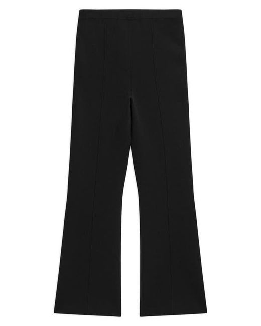 Theory Black Compact Crepe Pants