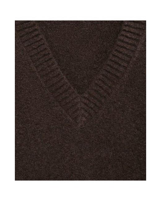 Mango Black V-Neck Sweater