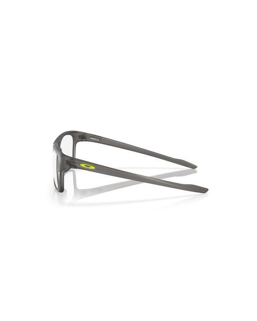 Oakley Gray 55Mm Rectangle Optical Glasses for men
