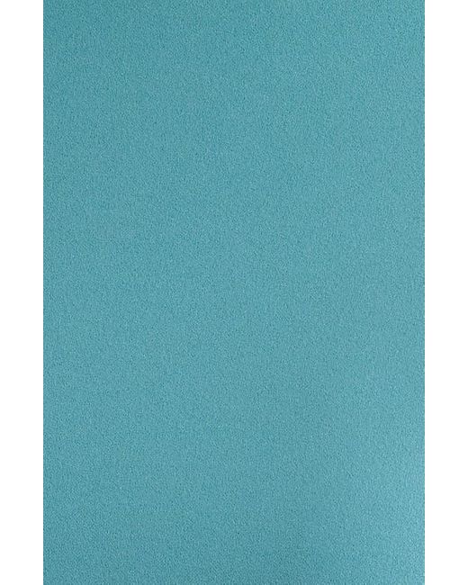 Tahari Blue Side Knot Scuba Crepe Jumpsuit