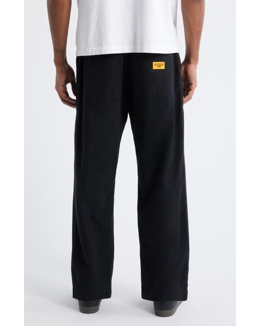 Service Works Black Cotton Canvas Chef Pants for men