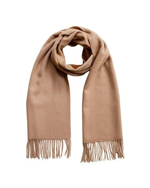 TBCo Natural Lambswool Block Color Scarf