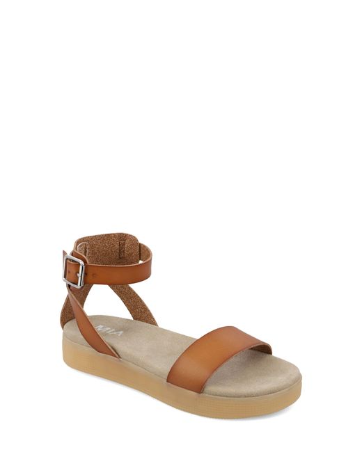 MIA Brown Ellen Platform Sandal