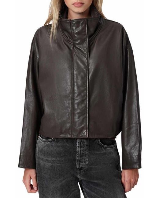 AllSaints Black Ryder Leather Jacket