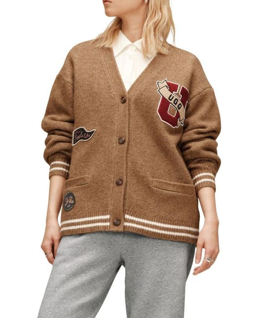 Ugg Brown Retro Cardigan