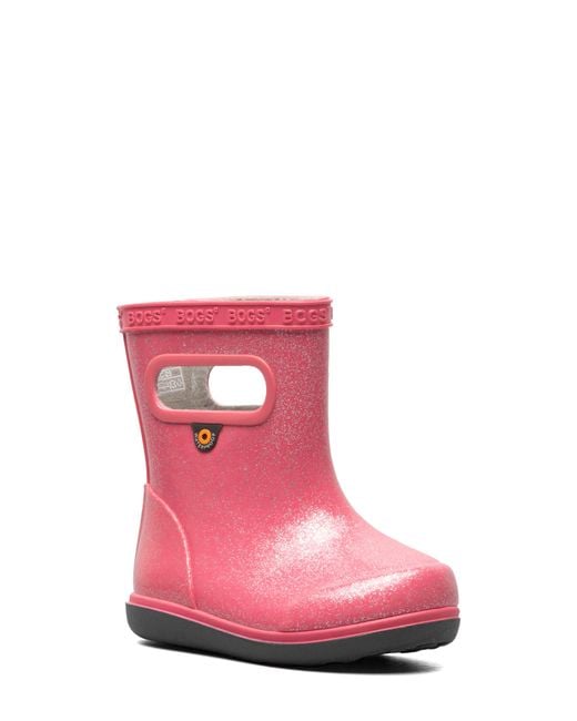 Bogs Pink Skipper Ii Waterproof Rain Boot