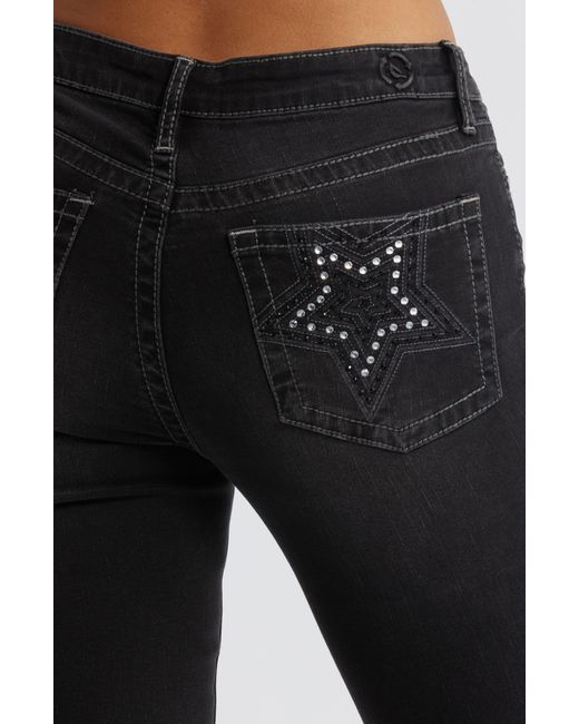 PTCL Black Star Flare Jeans