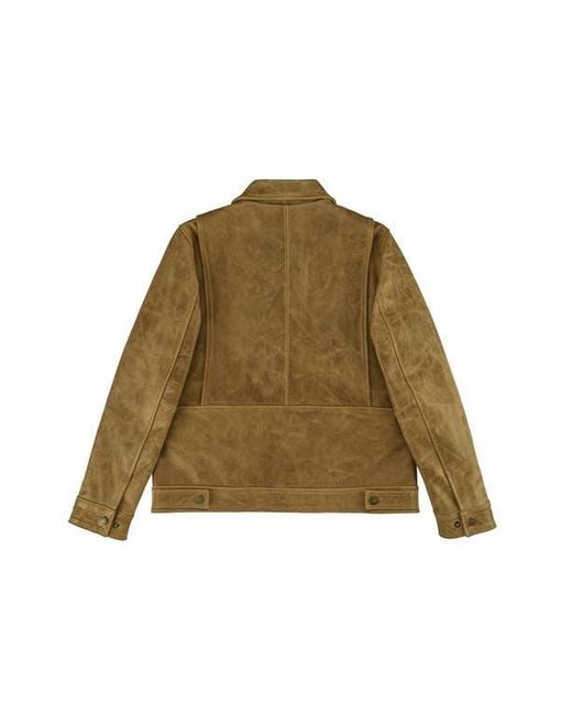 Last Wolf Brown Yellowstone Work Jacket for men