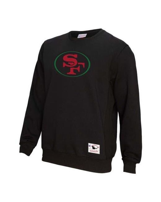 Mitchell & Ness Black San Francisco 49Ers Excellence Collection Icon Pullover Sweatshirt