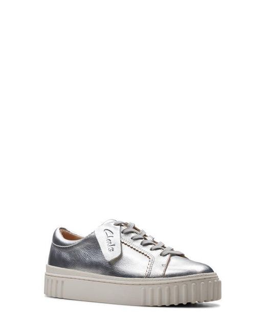 Clarks White Mayhill Walk Sneaker