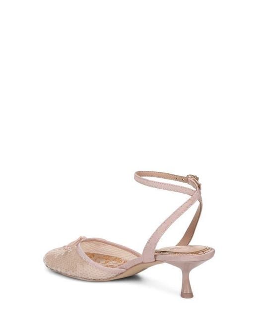 Circus by Sam Edelman Pink Rosetta Ankle Strap Pump