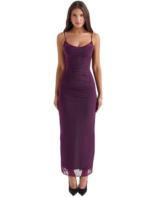 house of cb nalini mesh corset cocktail dress Clothing : Maxi Dresses : 'Nalini' Sand Maxi Dress