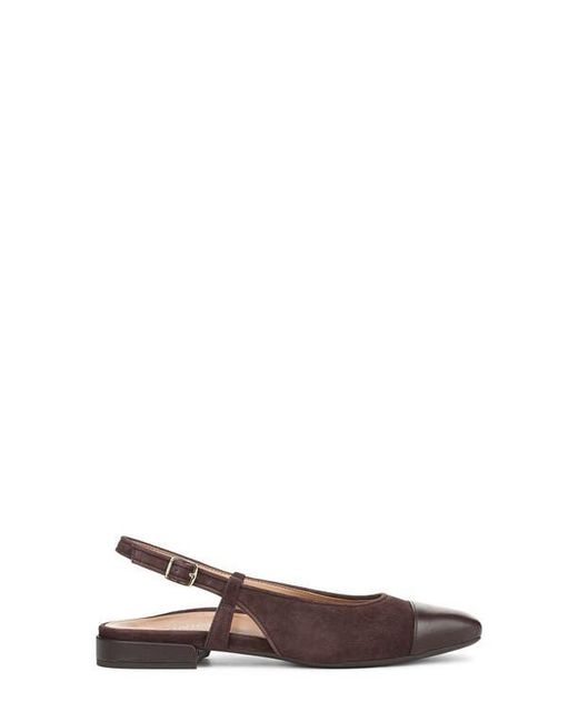 Vionic Brown Petaluma Slingback Flat