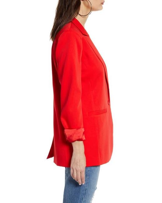 Endless Rose Tailored Single Button Blazer