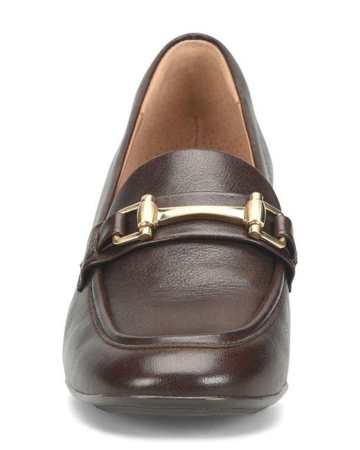 Söfft Brown Casandra Bit Loafer Pump