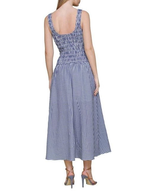 avec les filles fit and flare dress Morgaine Lace Midi Dress in Black