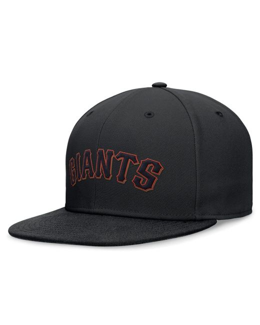 Nike Black San Francisco Giants Evergreen Performance Fitted Hat At Nordstrom for men