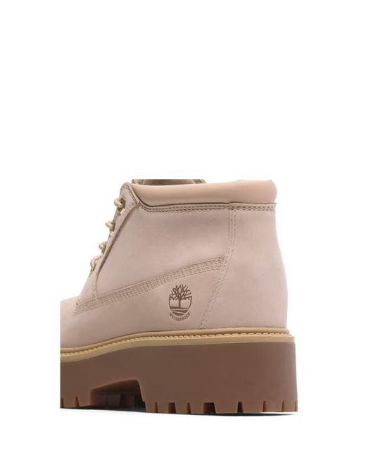 Timberland Brown Stone Street Waterproof Platform Boot