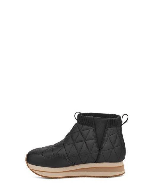 Teva Black Reember Mid Platform Bootie