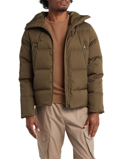 Afield Out Brown Ridge Puffer Jacket for men