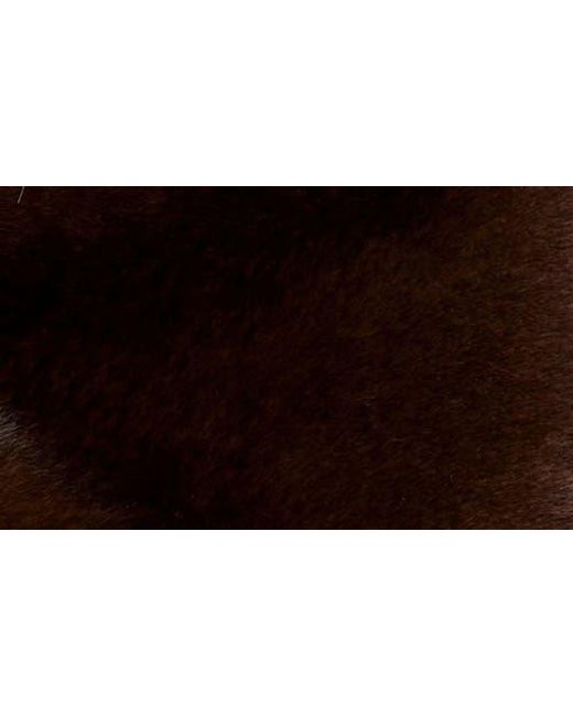 Free People Black Snow Angel Faux Fur Scarf