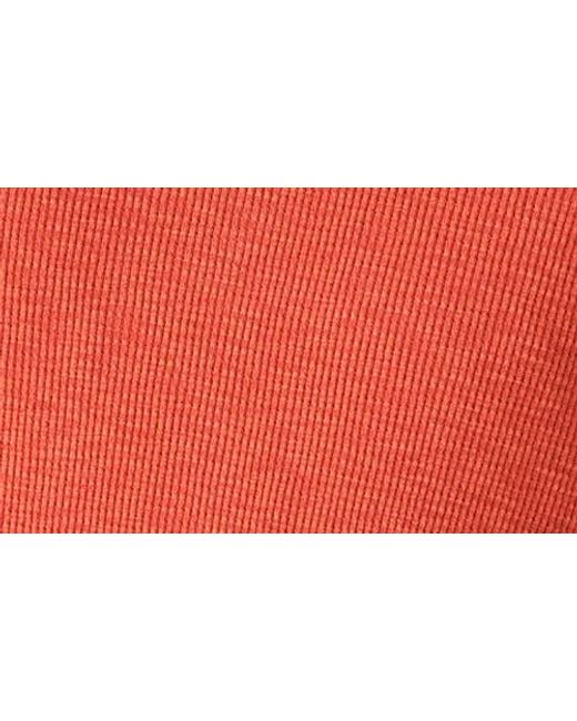 Lucky Brand Orange Garment Dye Thermal T-Shirt for men