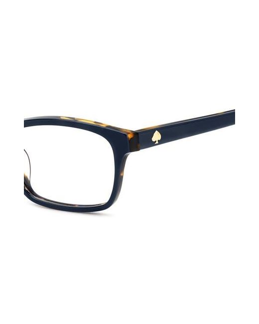 Kate Spade Blue Catrina 51Mm Rectangular Optical Glasses