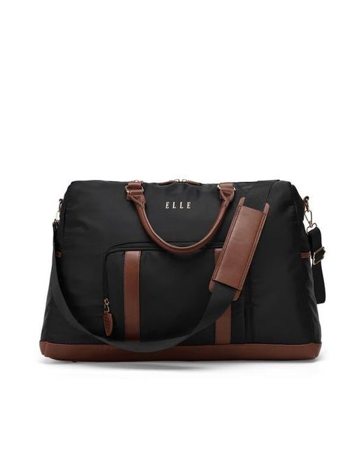 Voyage 25L Twill and Vegan Leather Weekender Tote Bag