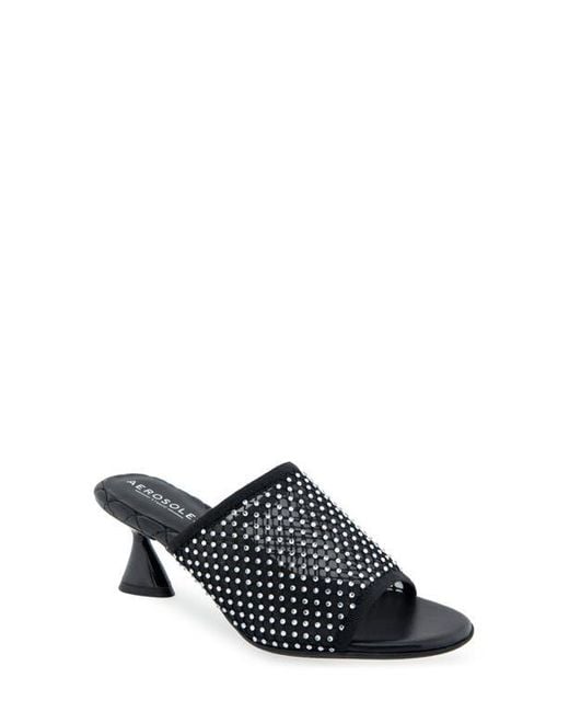 Aerosoles Black Jamila Slide Sandal