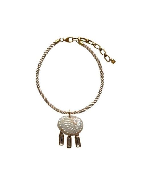 Sccollection White Capri Choker