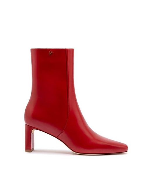 Larroude Red Alexis Bootie