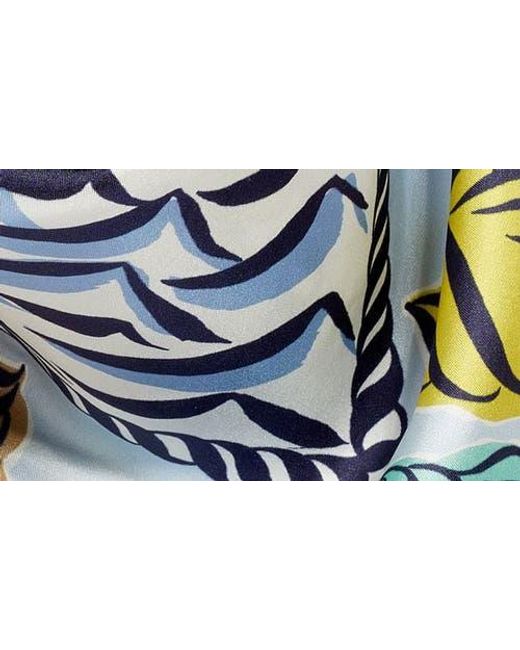 Echo Green Sail Away Silk Square Scarf