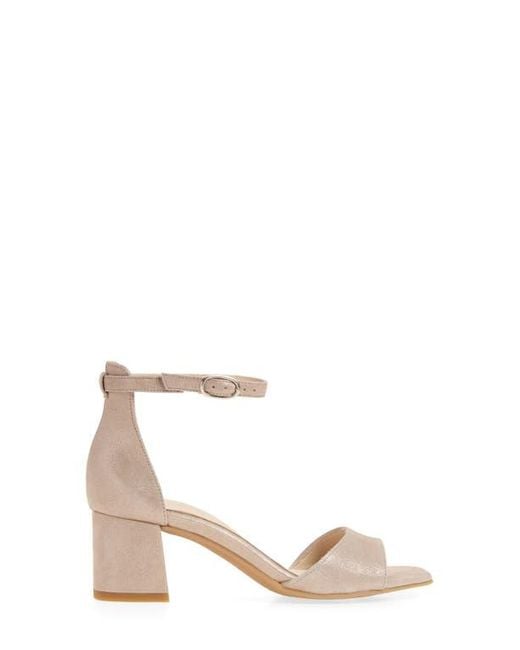 Paul Green Metallic Barbee Ankle Strap Sandal