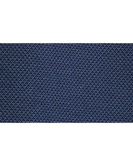 Bugatchi Blue Three Button Cotton Polo for men