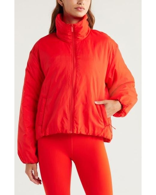 Zella Red Elevate Insulated Jacket