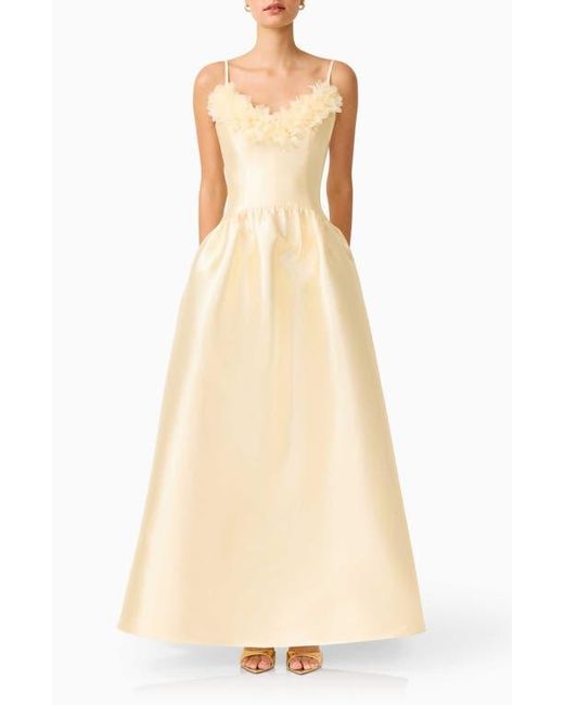 blush a line prom dress Elliatt Anneliese A-Line Mini Dress – Shop at the Mix main image 0