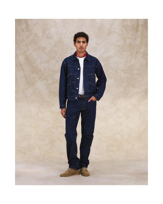 Fortela Blue Cisco Japan Rinse Denim Jacket for men