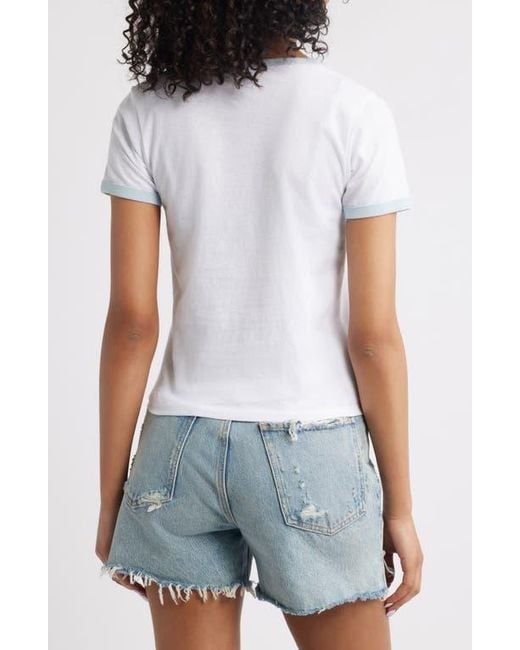 GOLDEN HOUR Blue Paul Frank Central Park Cotton Graphic T-Shirt